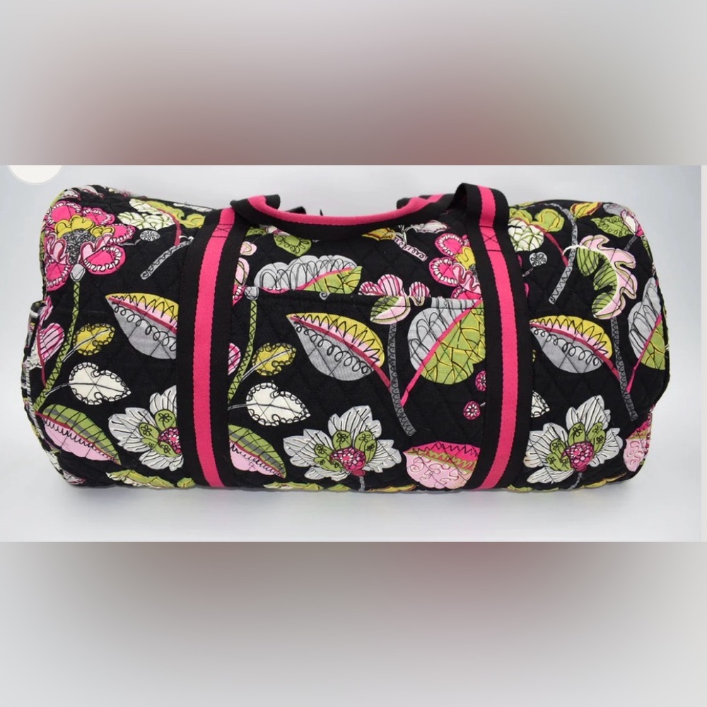 Vera Bradley Large Sports Duffel Bag in "Moon Blooms" Pattern
